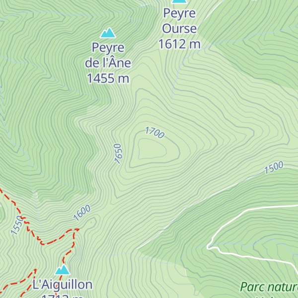 Map of Rocher de la Sagne du Porc