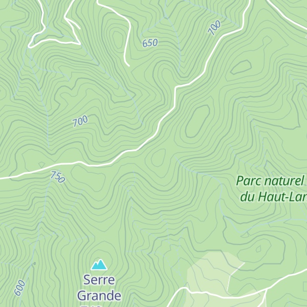 Map of Roc des Contentes