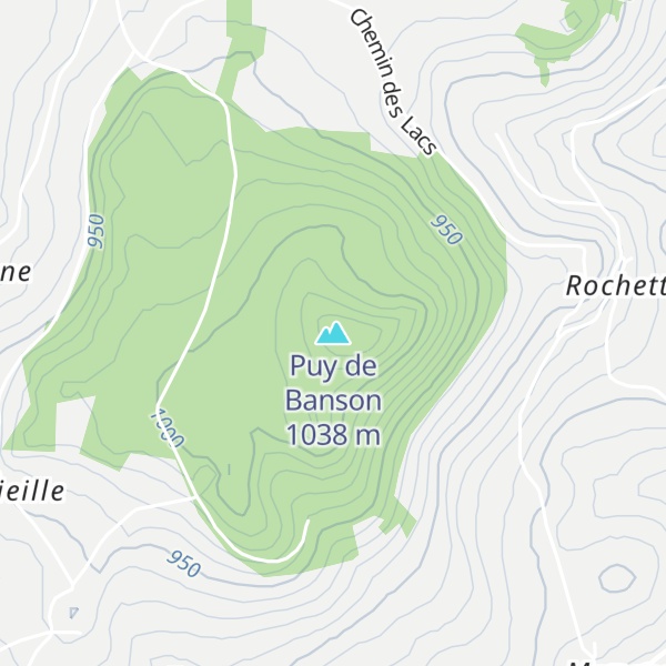 Map of Puy de Banson