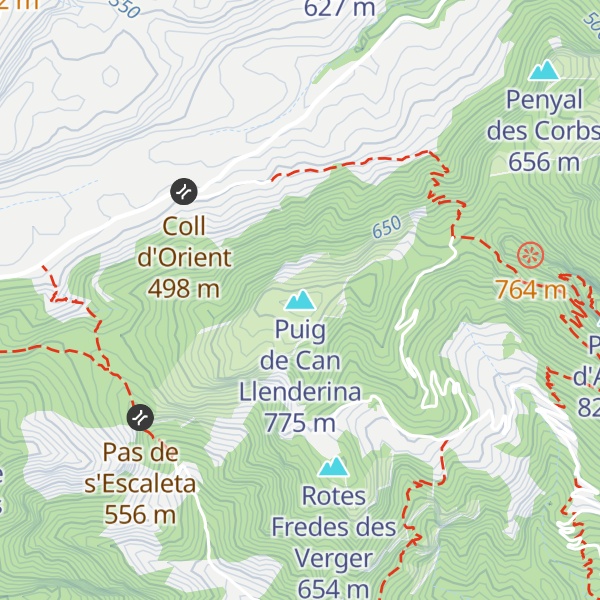 Map of Puig de Can Llenderina