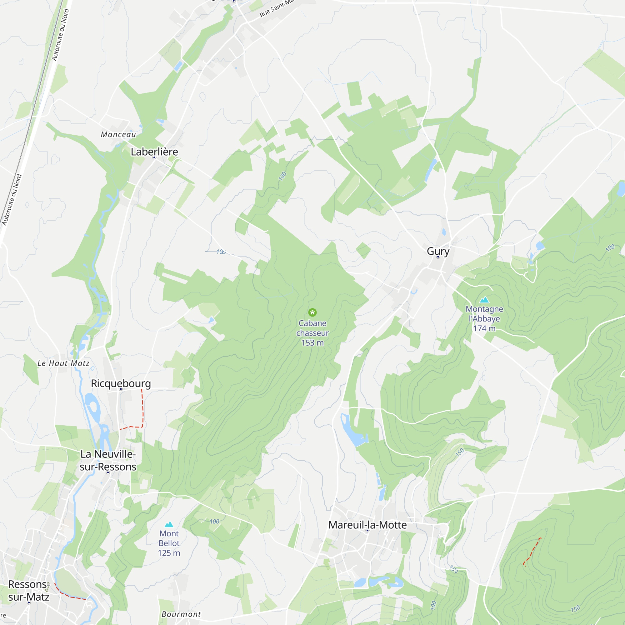 Cabane chasseur map