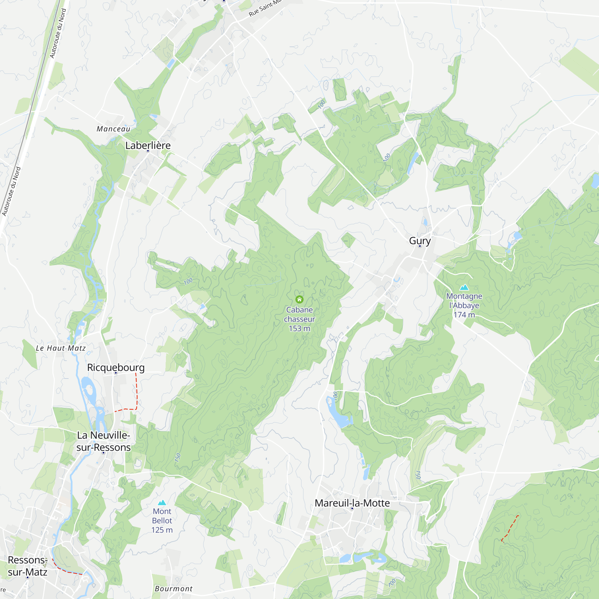 Cabane chasseur map