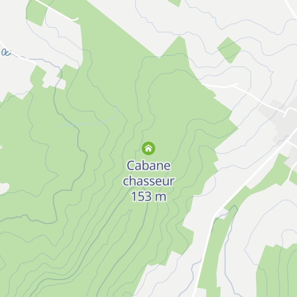 Map of Cabane chasseur
