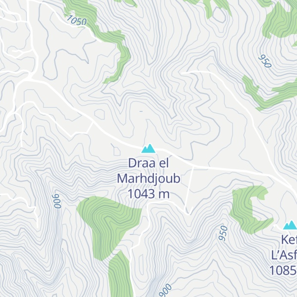 Map of Draa el Marhdjoub