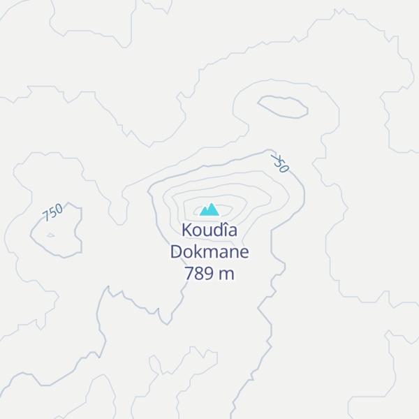Map of Koudîa Dokmane