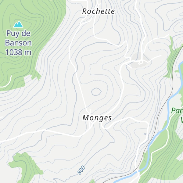 Map of Le Chancet