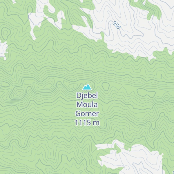 Map of Djebel Moula Gomer