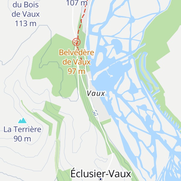 Map of Gîte