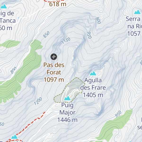 Map of Morro d'en Pelut