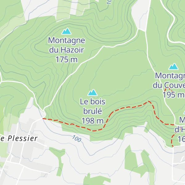 Map of Le bois brulé