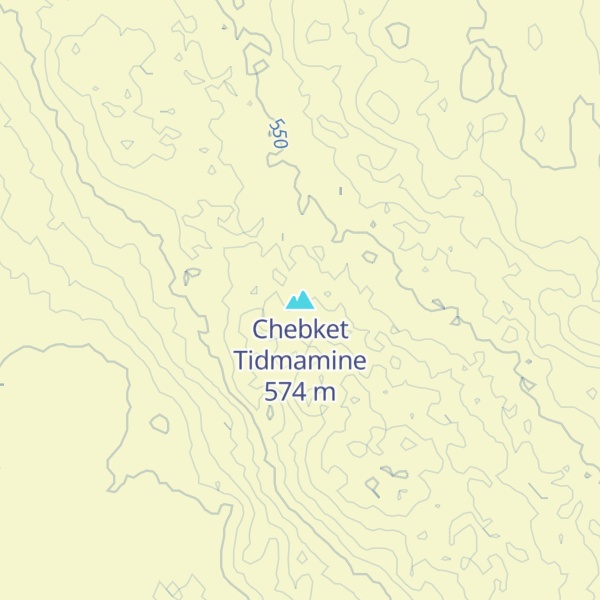 Map of Chebket Tidmamine