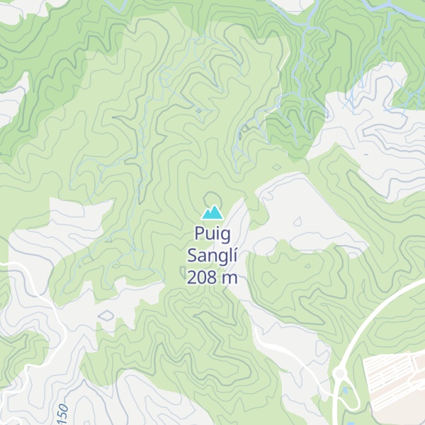 Map of Puig Sanglí