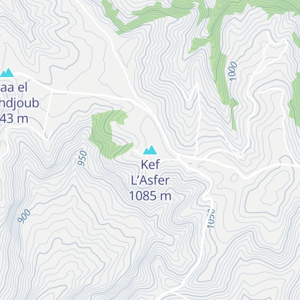 Map of Kef L’Asfer