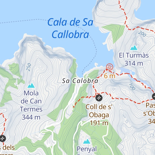 Map of Refugi Port de Sa Calobra