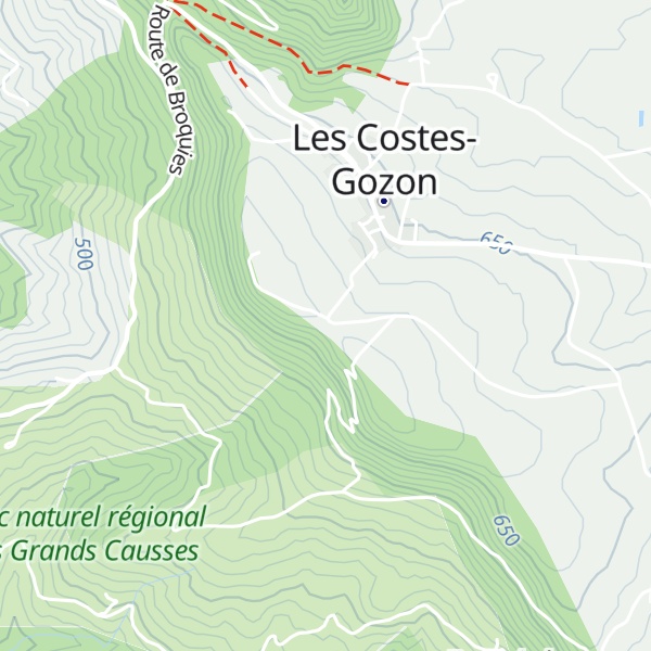 Map of Lacalm