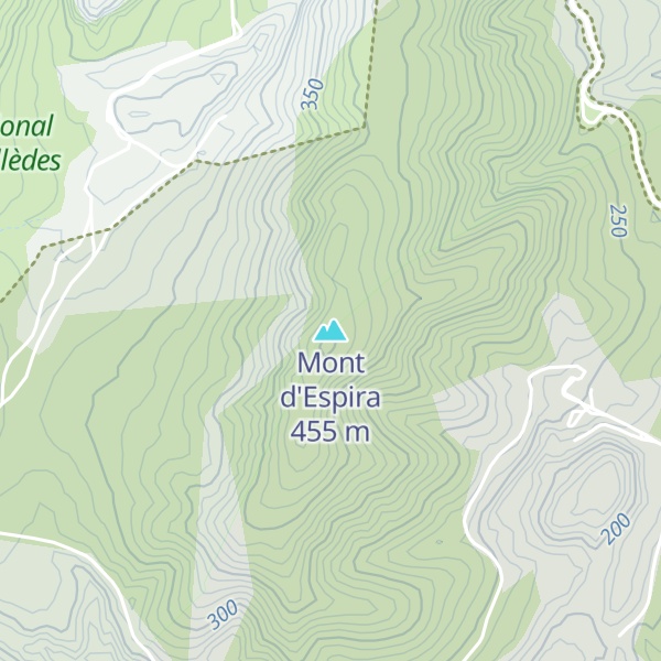 Map of Mont d'Espira