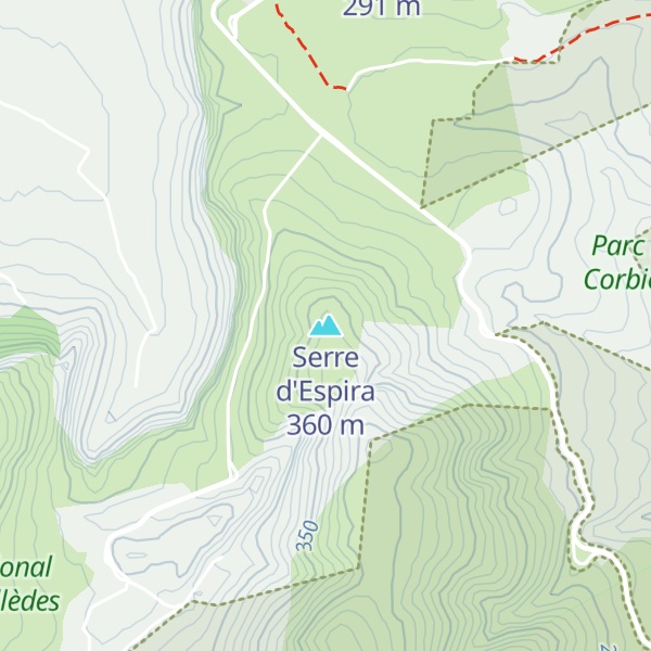 Map of Serre d'Espira
