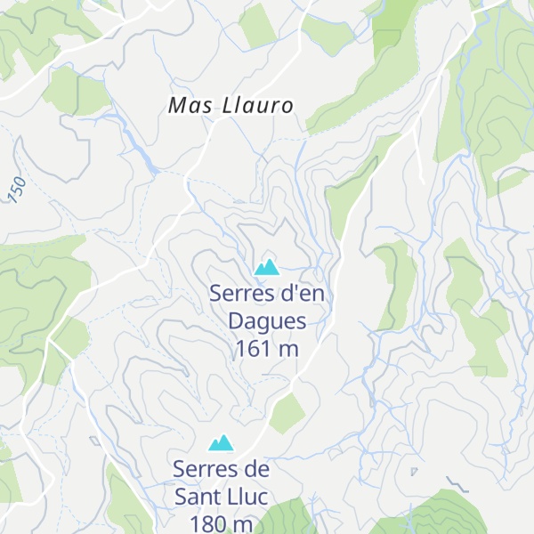 Map of Serres d'en Dagues