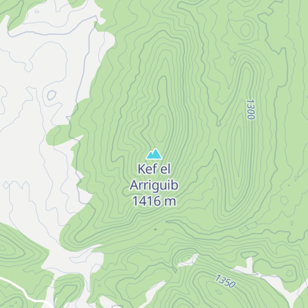 Map of Kef el Arriguib