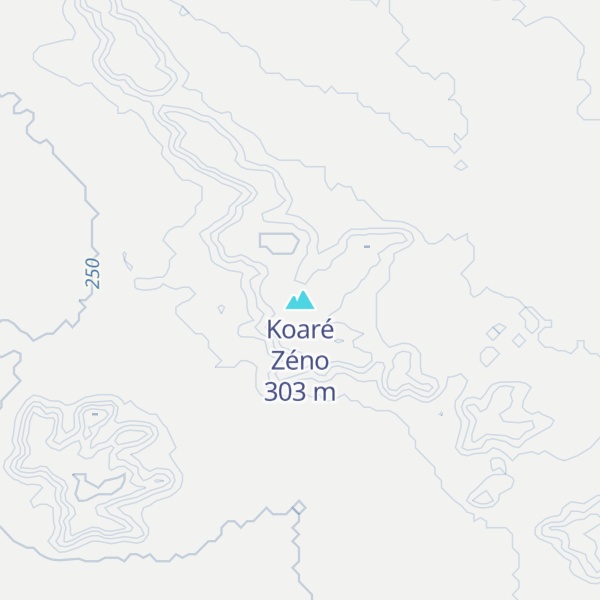 Map of Koaré Zéno