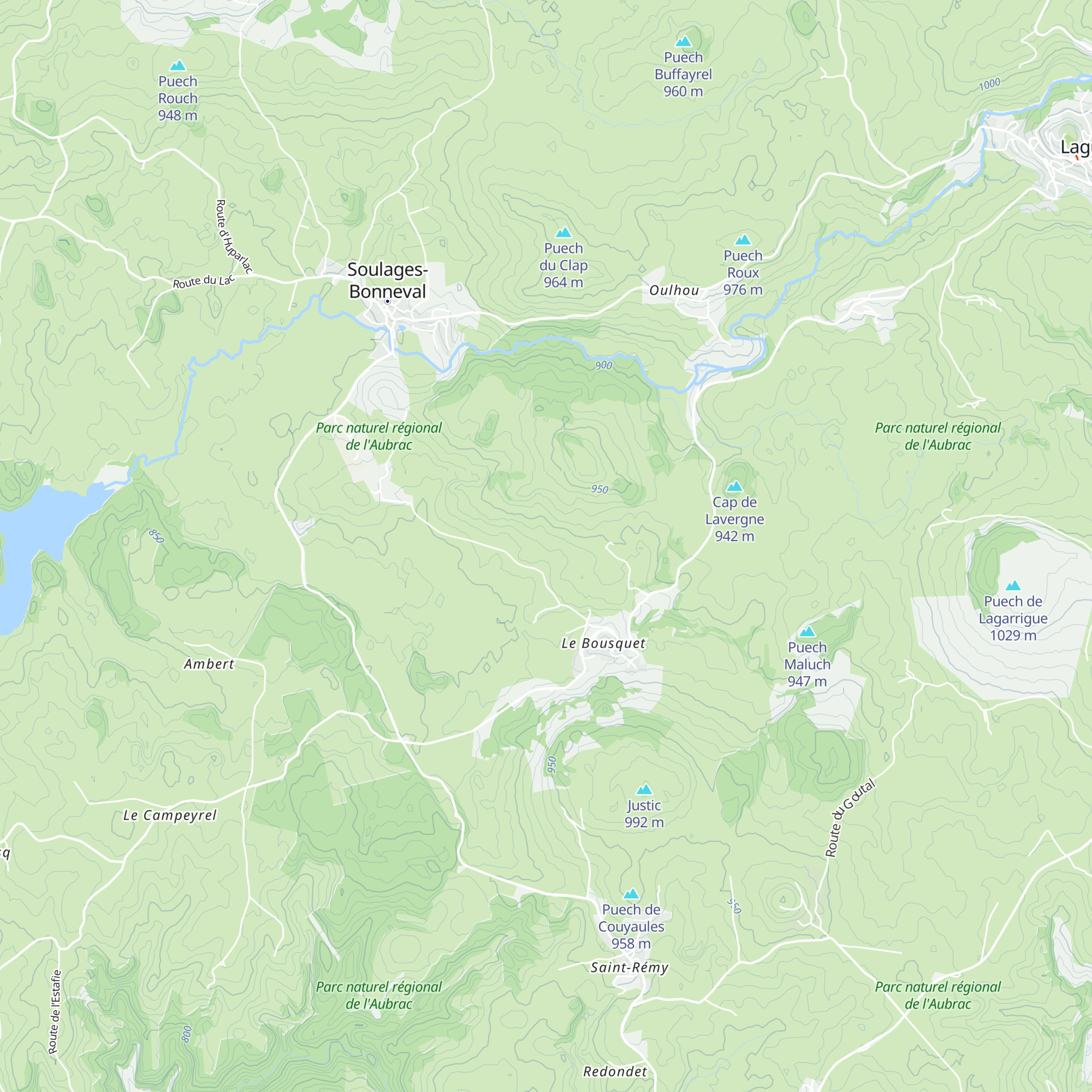Cabanet map