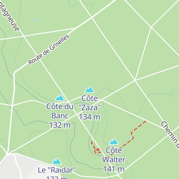 Map of Côte "Zaza"