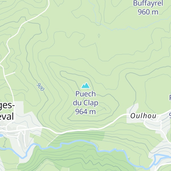 Map of Puech du Clap
