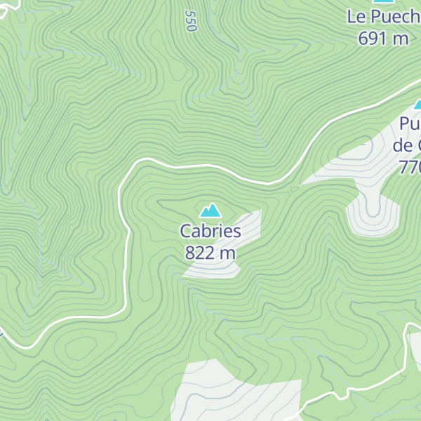 Map of Cabries