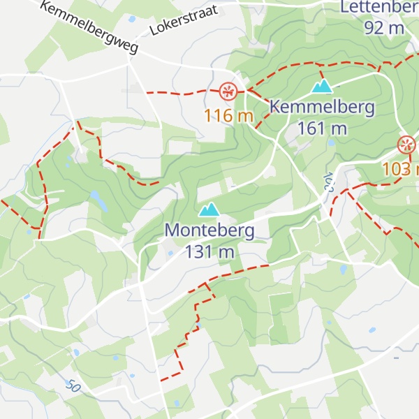 Map of Monteberg