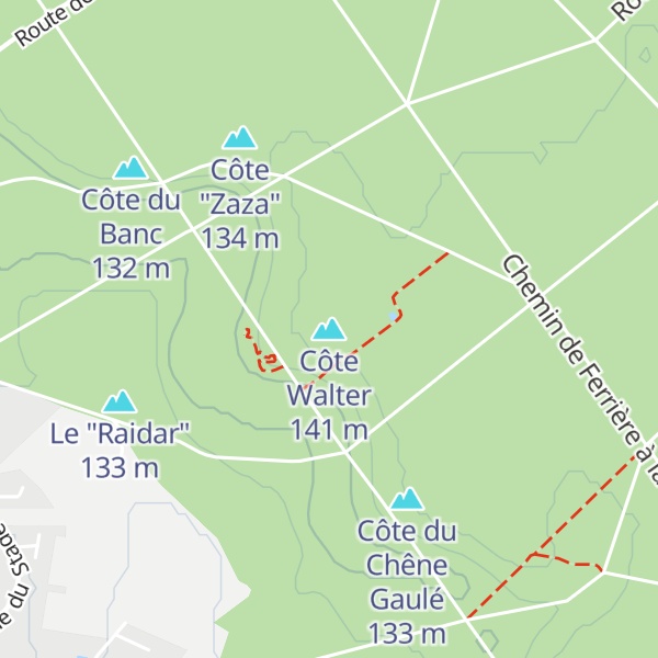 Map of Côte Walter