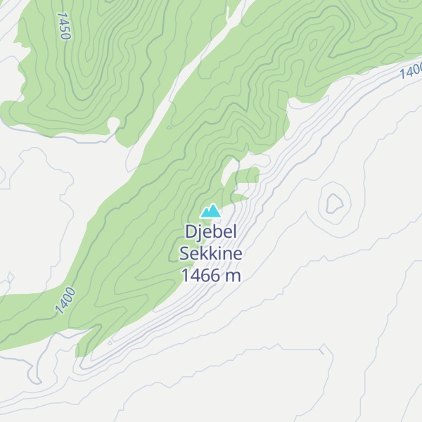 Map of Djebel Sekkine