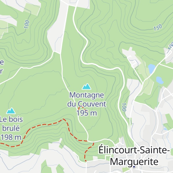 Map of Montagne du Couvent