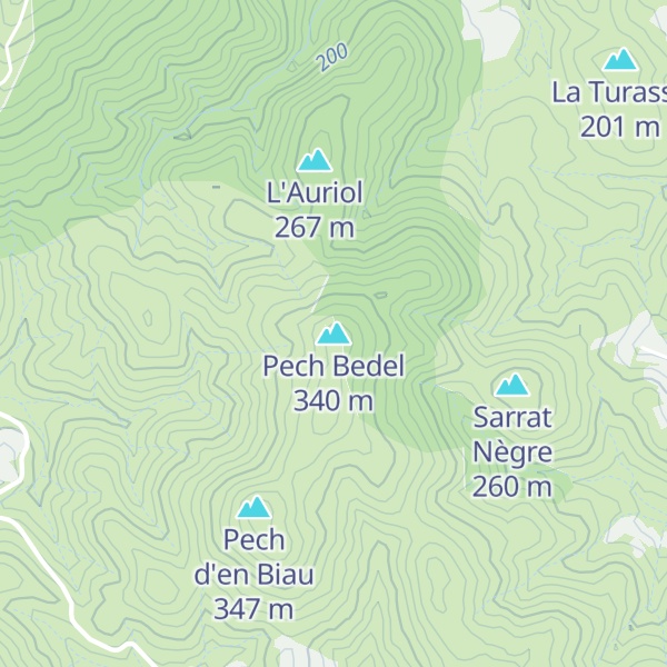 Map of Pech Bedel