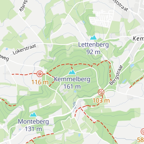 Map of Kemmelberg