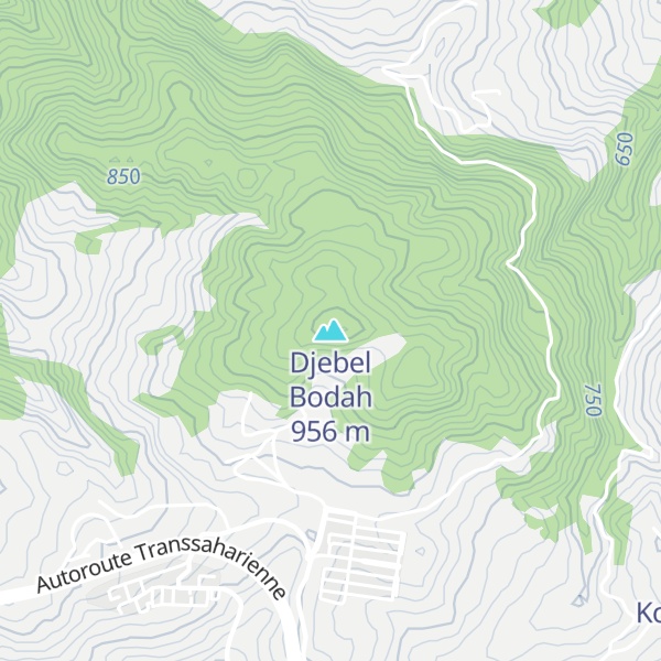 Map of Djebel Bodah