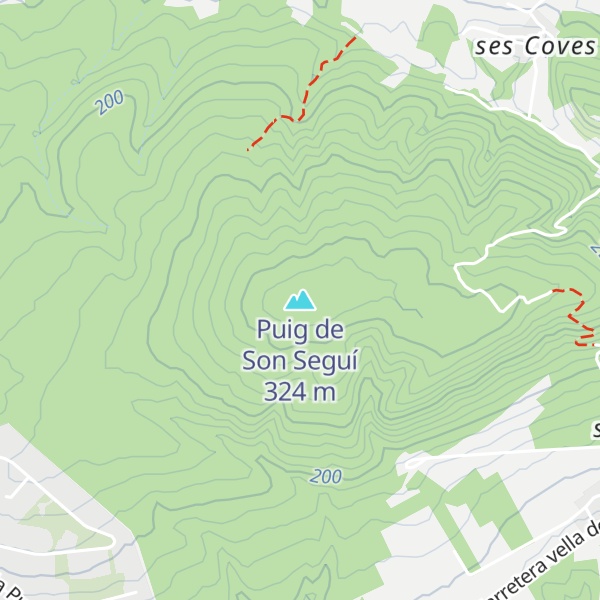 Map of Puig de Son Seguí