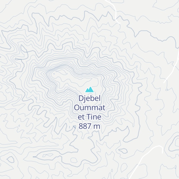 Map of Djebel Oummat et Tine
