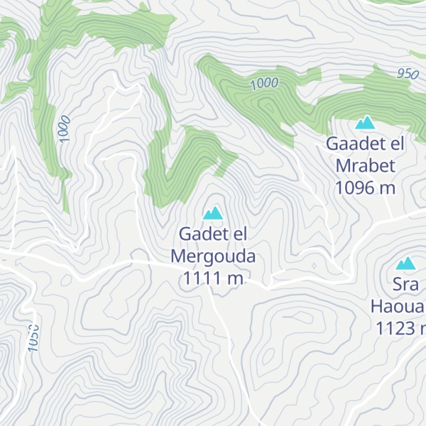 Map of Gadet el Mergouda