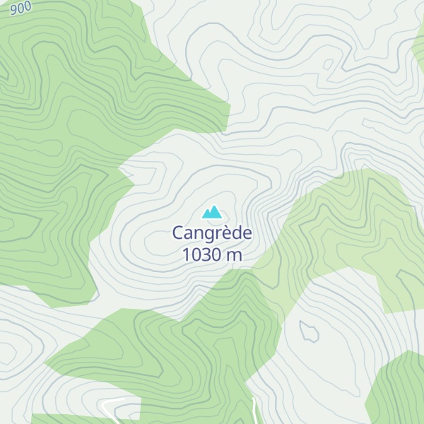 Map of Cangrède