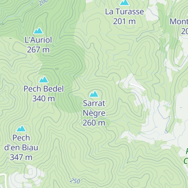 Map of Sarrat Nègre