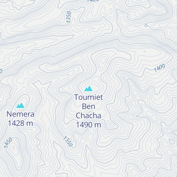 Map of Toumiet Ben Chacha