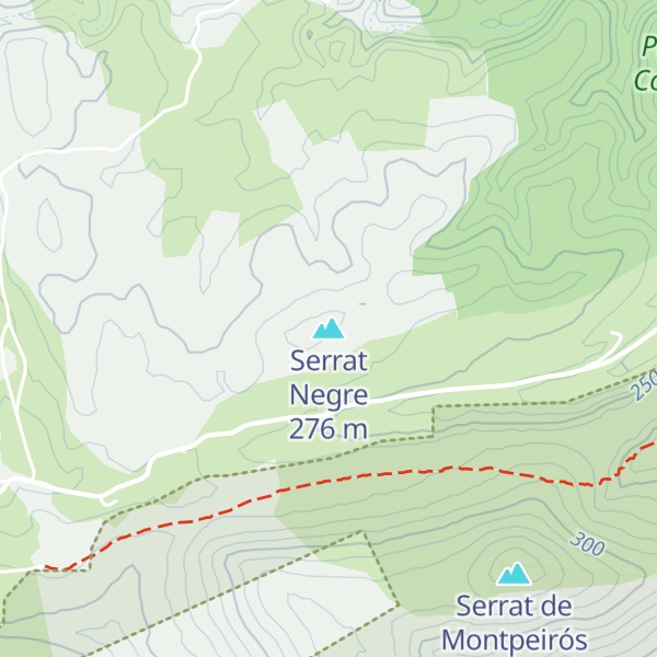 Map of Serrat Negre