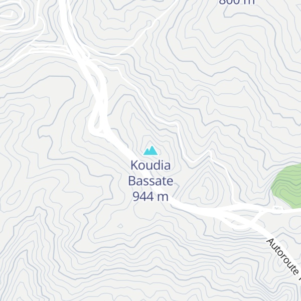 Map of Koudia Bassate