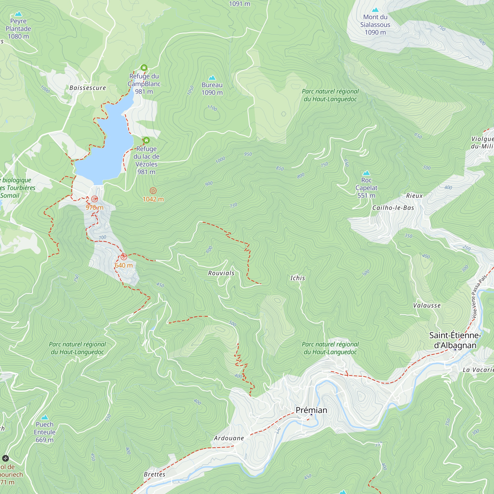 Baraque des Gardes map