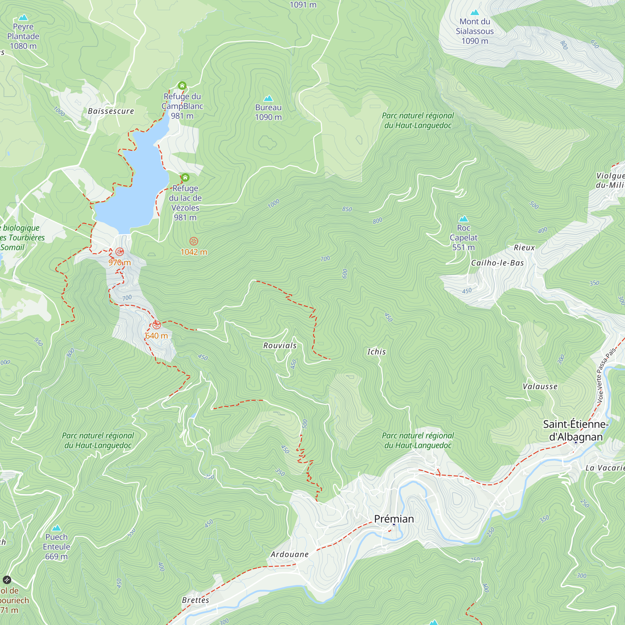 Baraque des Gardes map