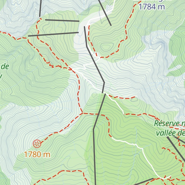 Map of Monts Dore
