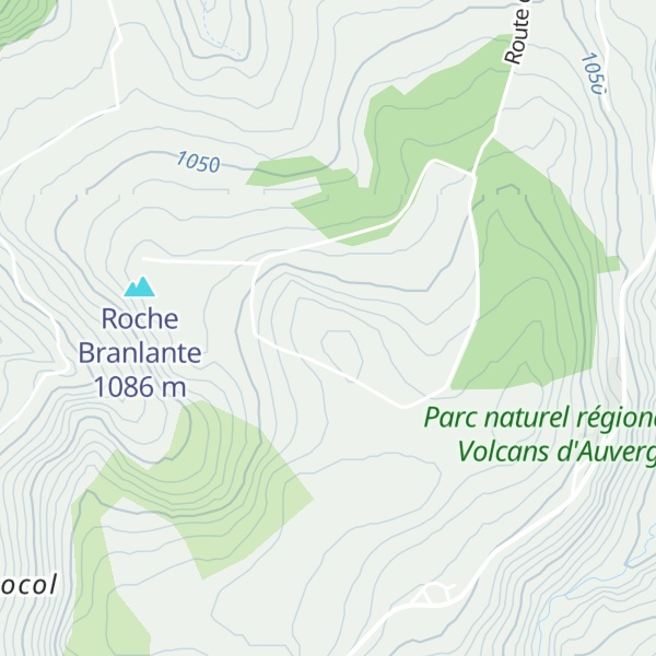 Map of Puy de Coquelogne