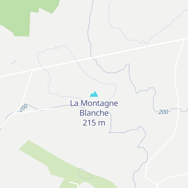 Map of La Montagne Blanche