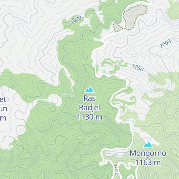 Map of Ras Radjel