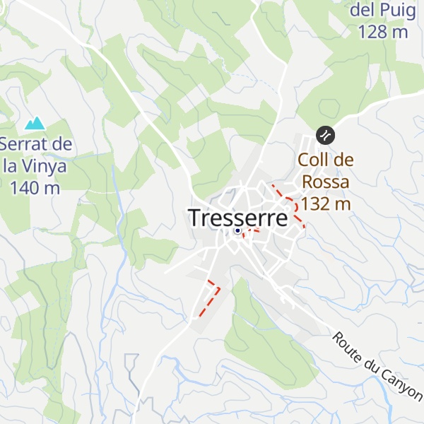 Map of Gîte communal Les Bains Douches